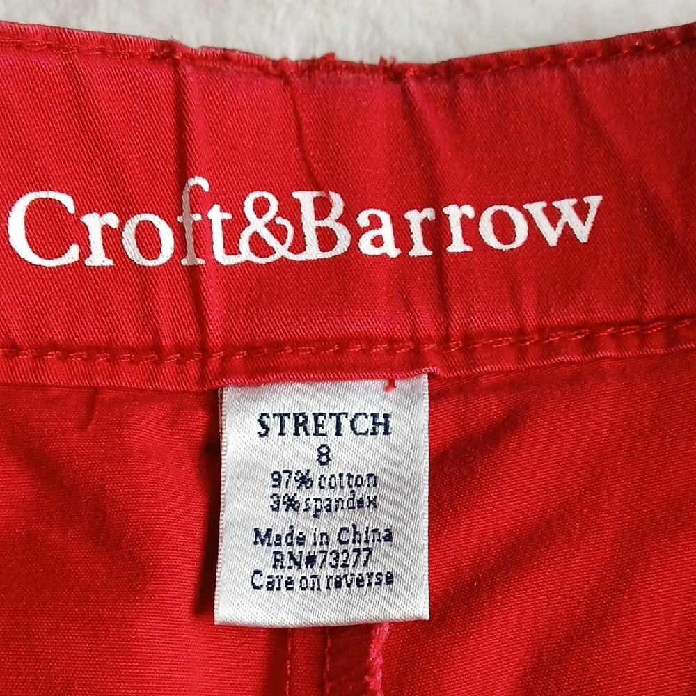 Croft & Barrow Vibrant Red Mini Skirt - Picture 2 of 8